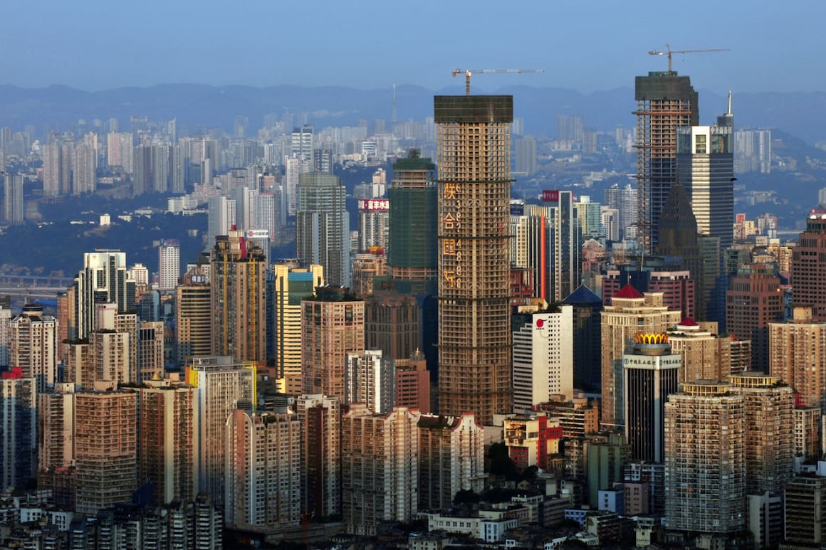 Die unbekannte Monsterstadt Monsterstadt Chongqing in China.