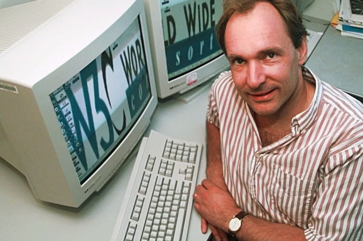 Ein Datum schreibt Geschichte Tim Berners-Lee world wide web